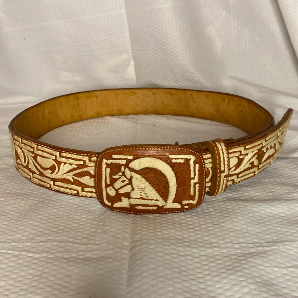 Charro Horse Belt